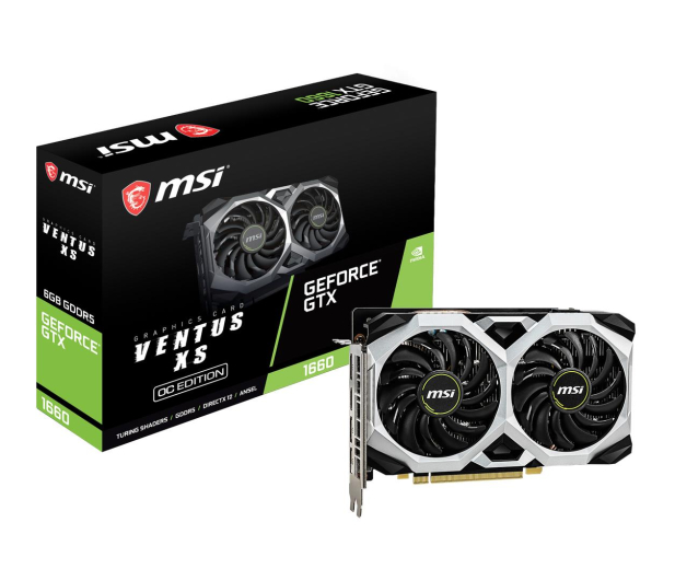 MSI GeForce GTX 1660 VENTUS XS OC 6GB GDDR5 - 485314 - zdjęcie